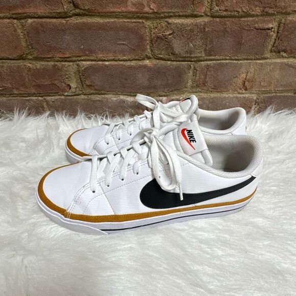 Nike Womens COURT LEGACY NEXT NATURE 'WHITE DESERT OCHRE SHOE Size 9 - Picture 3 of 10